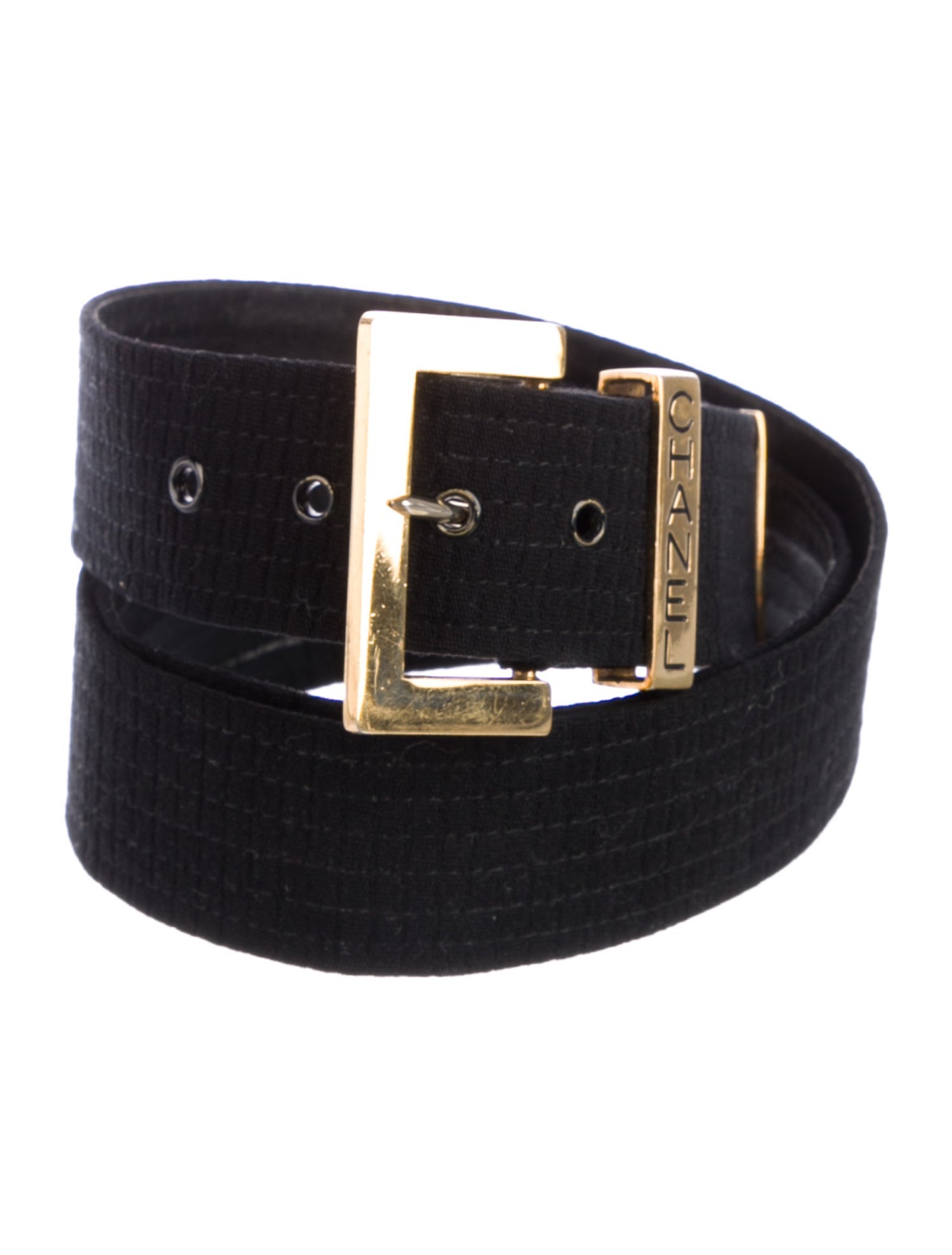 Ann Demeulemeester Leather Studded Belt - Black Belts