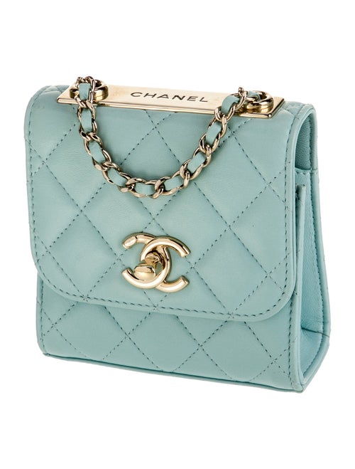 Chanel Micro Trendy CC Clutch w/ Chain