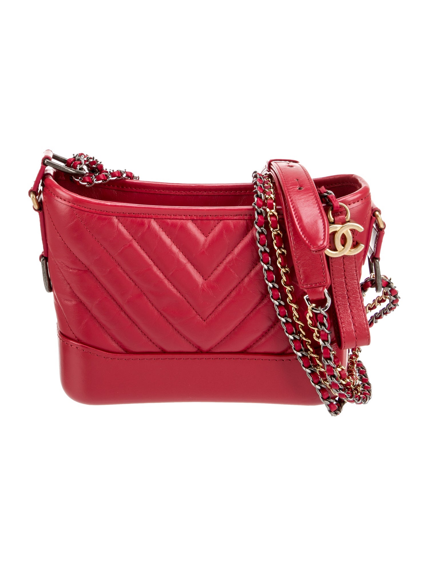 Chanel Small Chevron Gabrielle Hobo