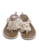 Chanel Interlocking CC Logo Leather Slides