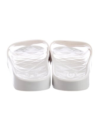 Chanel Interlocking CC Logo PVC Slides