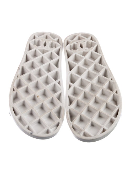 Chanel Interlocking CC Logo PVC Slides
