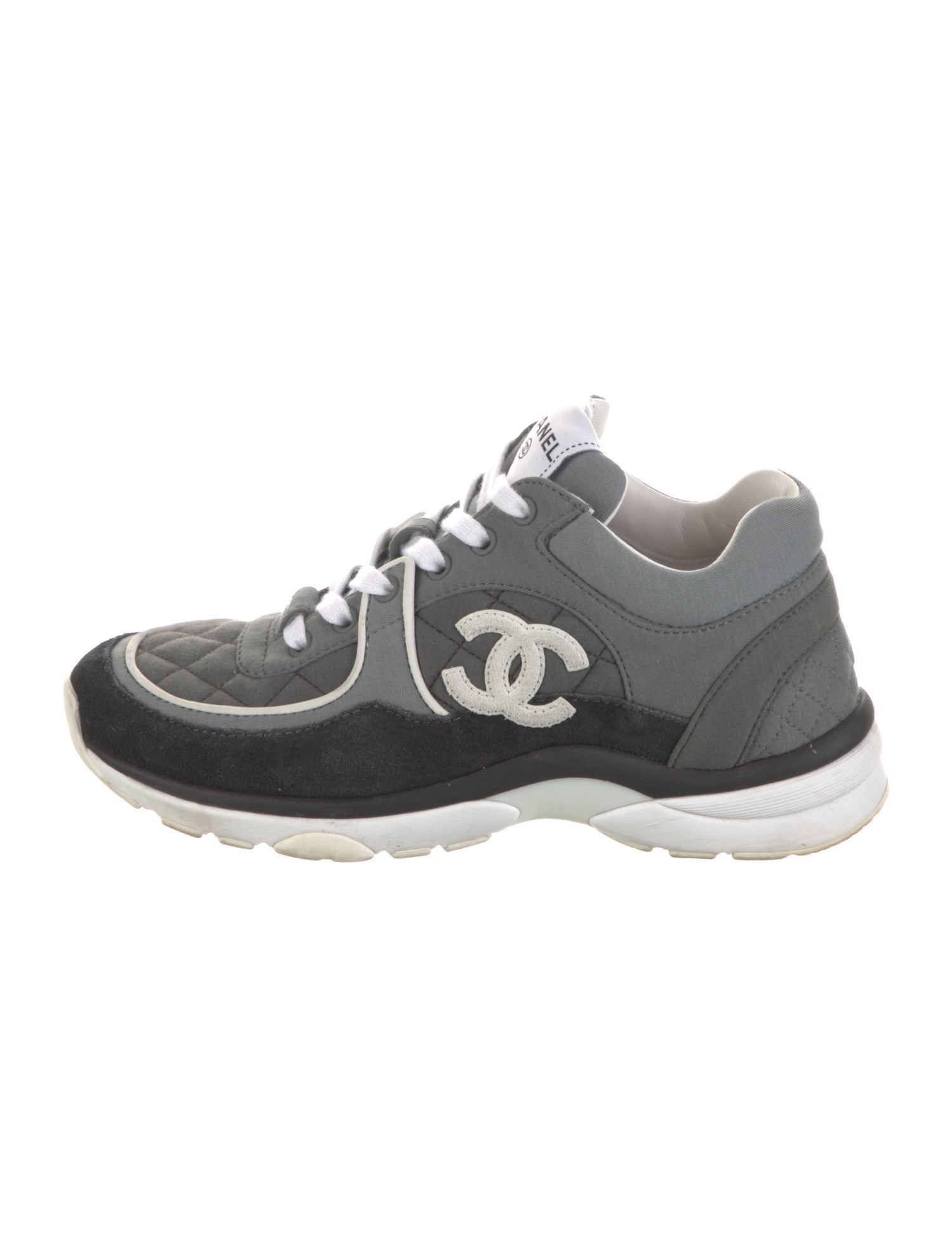 Chanel 2023 Interlocking CC Logo Athletic Sneakers