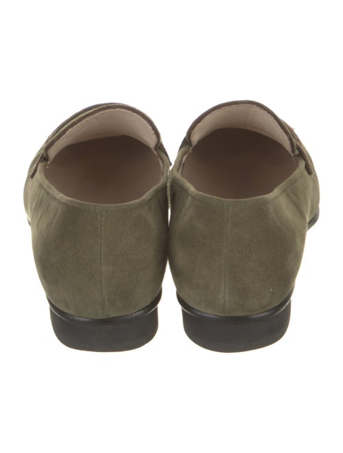 Chanel Interlocking CC Logo Suede Loafers