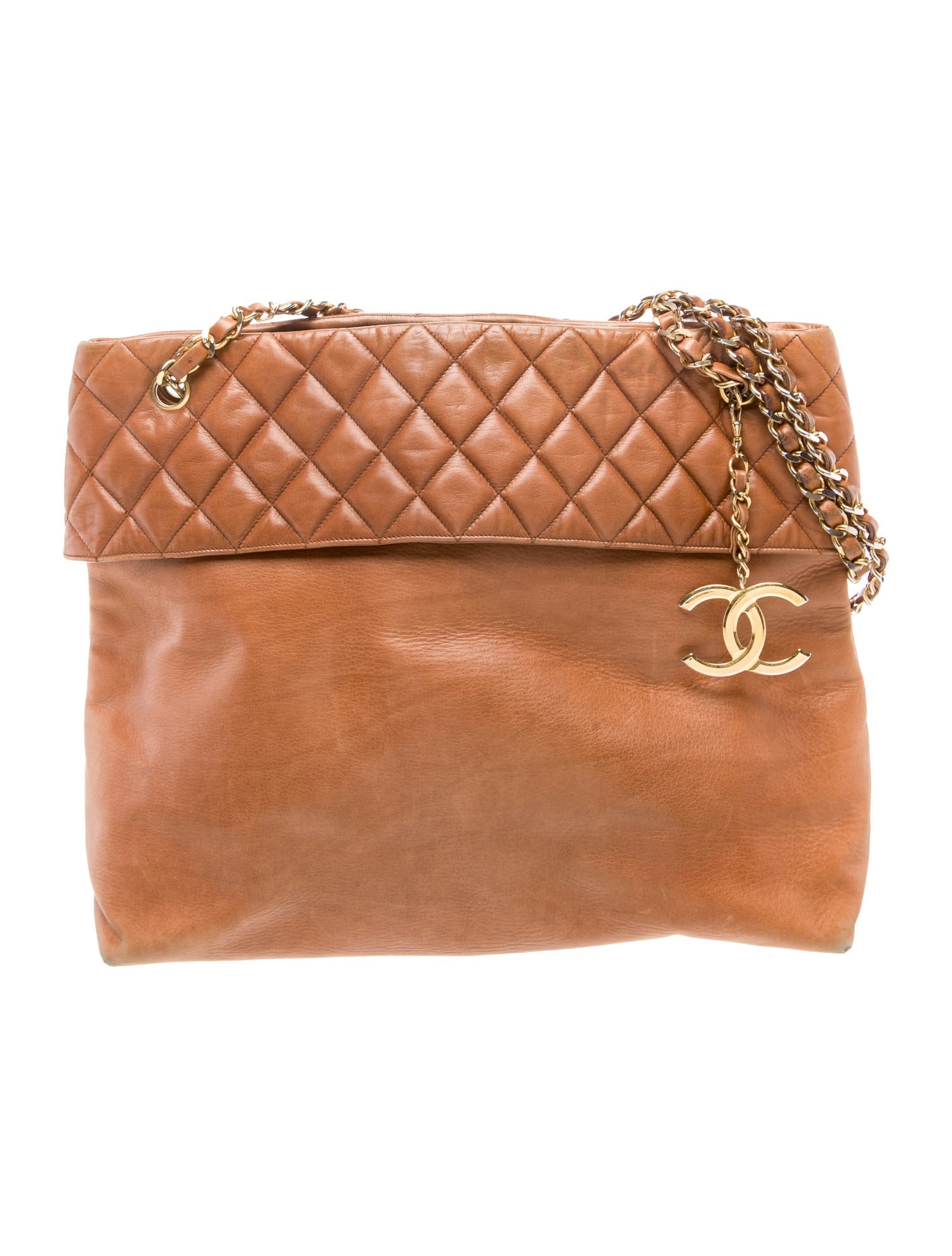 Chanel Quilted Shopping Tote