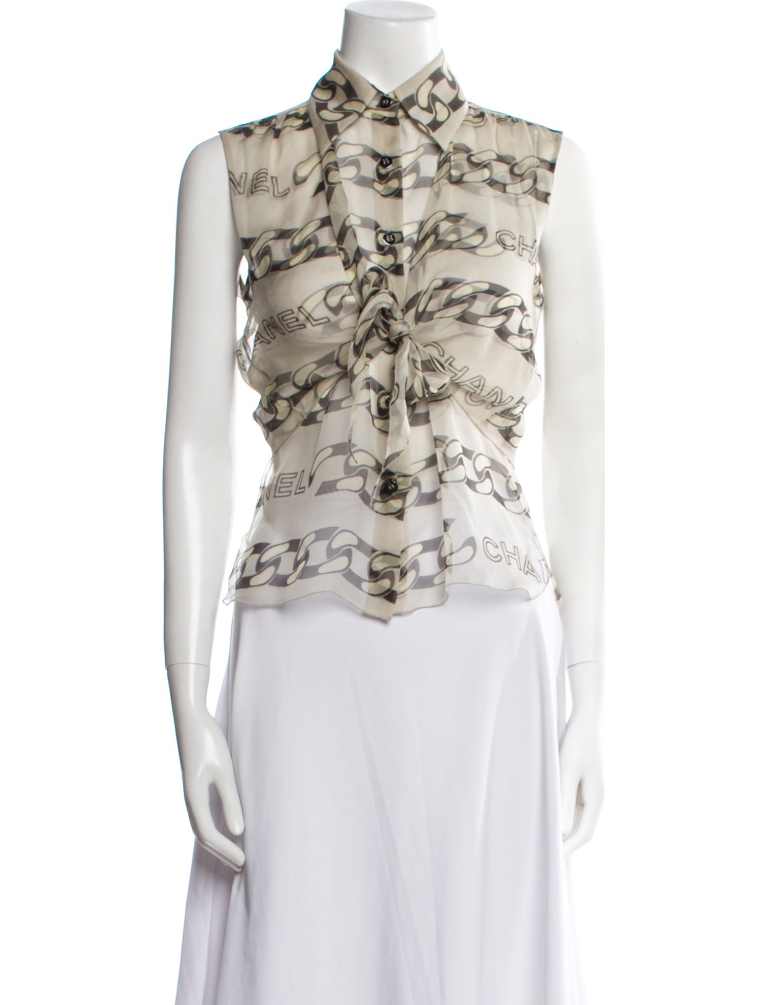 Chanel Vintage 2001 Crop Top