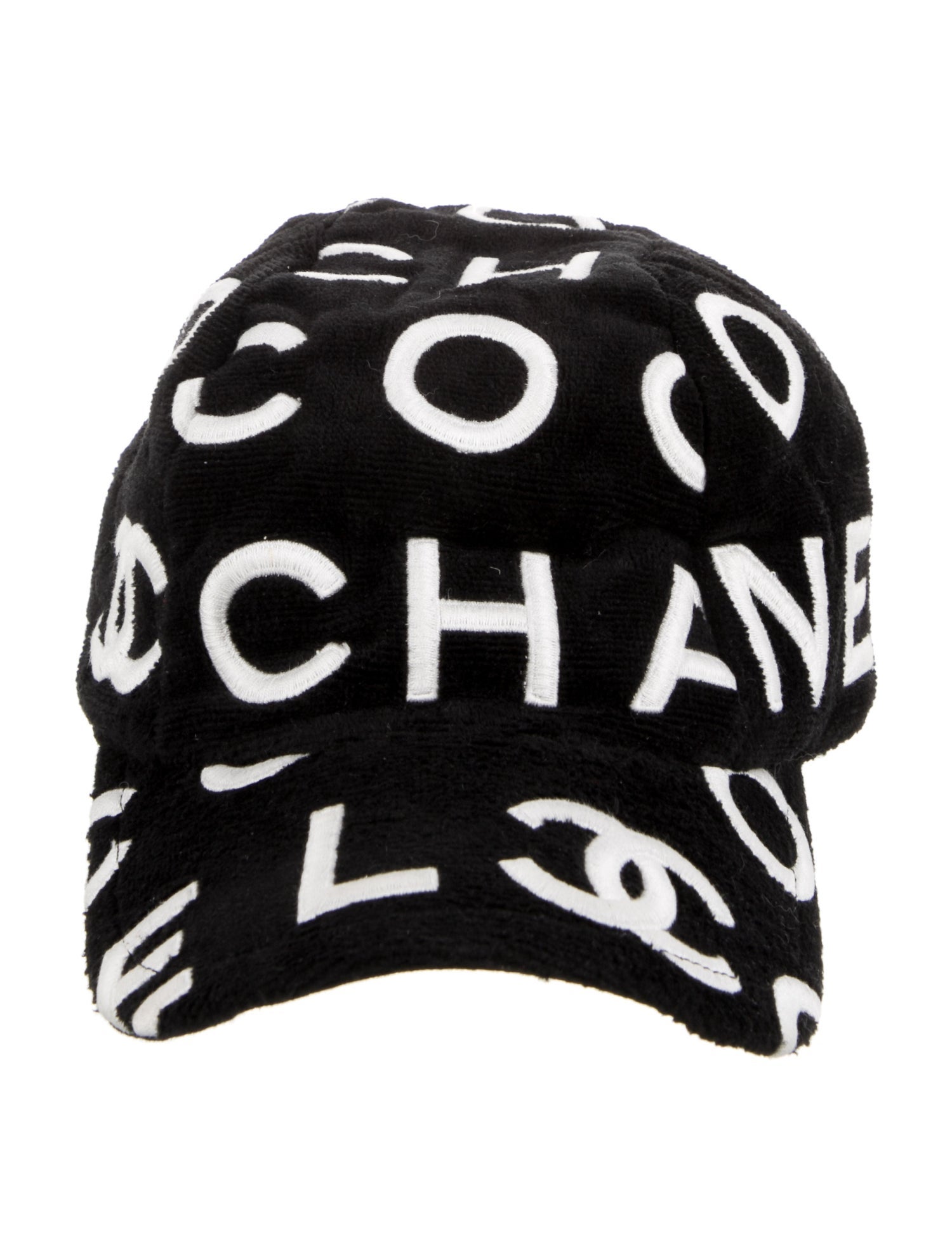 Chanel Velvet CC Baseball Cap