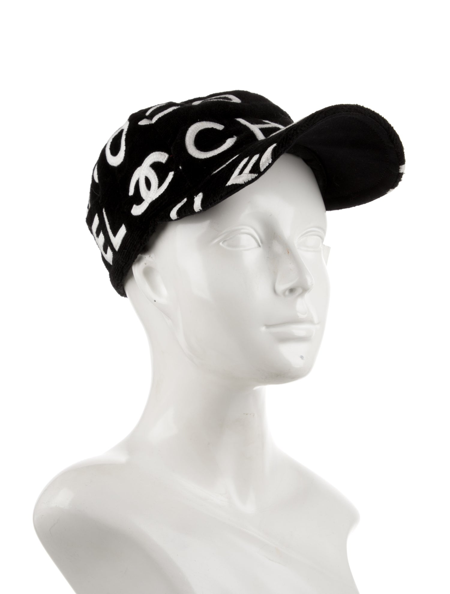 Chanel Velvet CC Baseball Cap