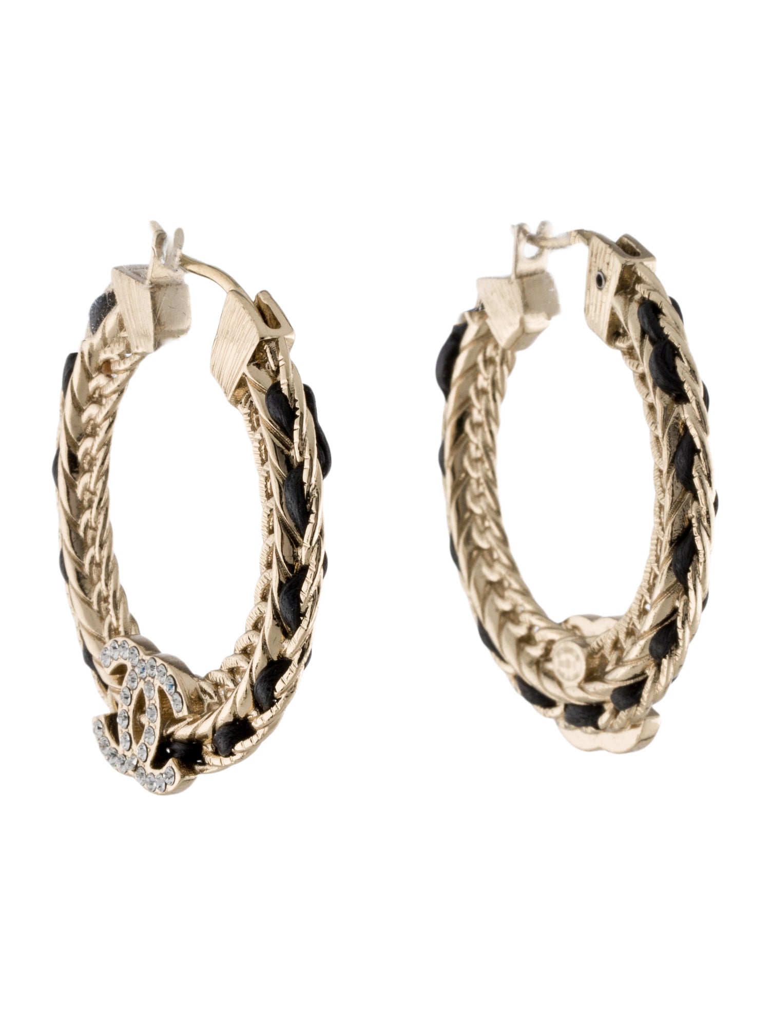 Chanel 2022 CC Hoop Earrings