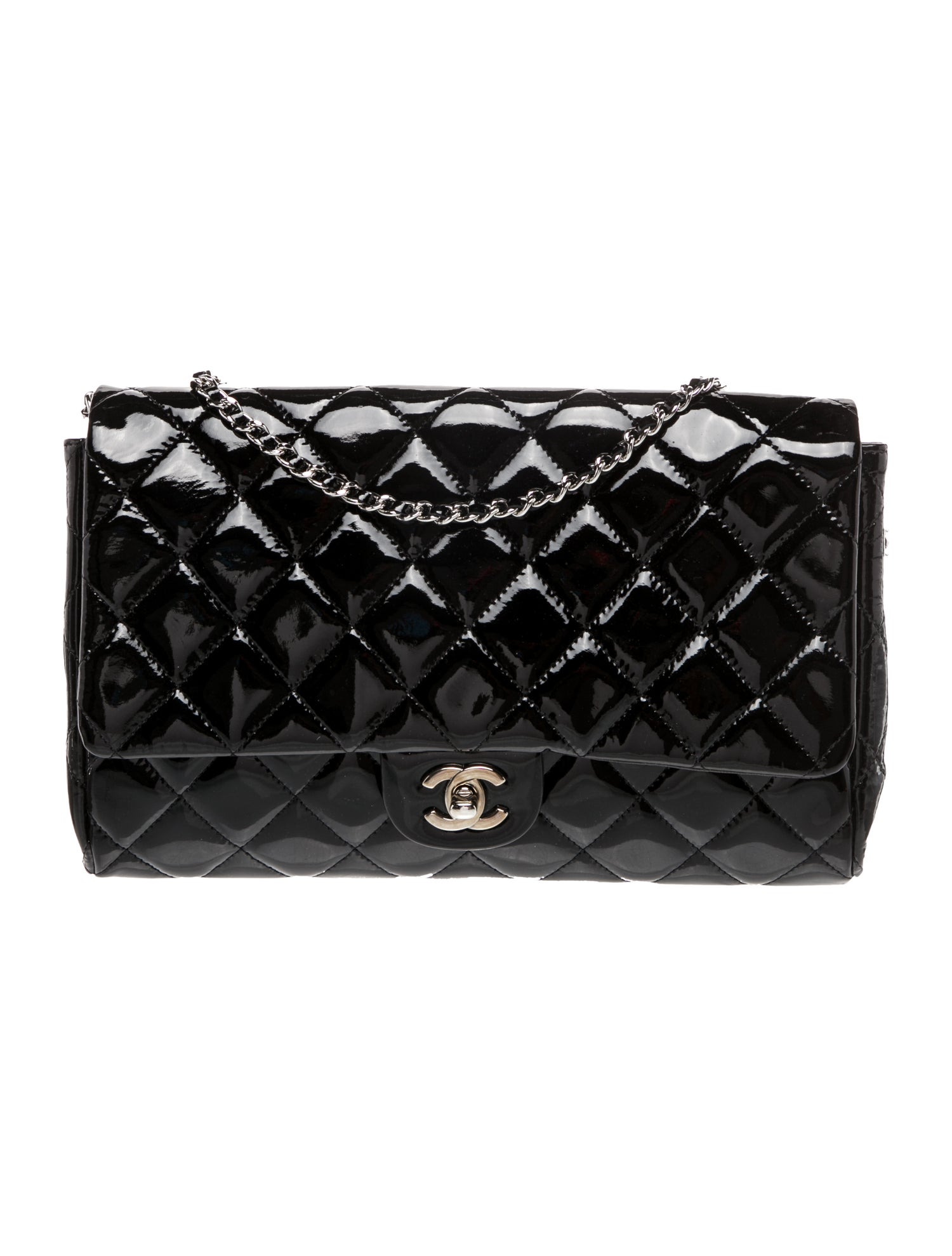 Chanel Patent New Clutch w/ Chain