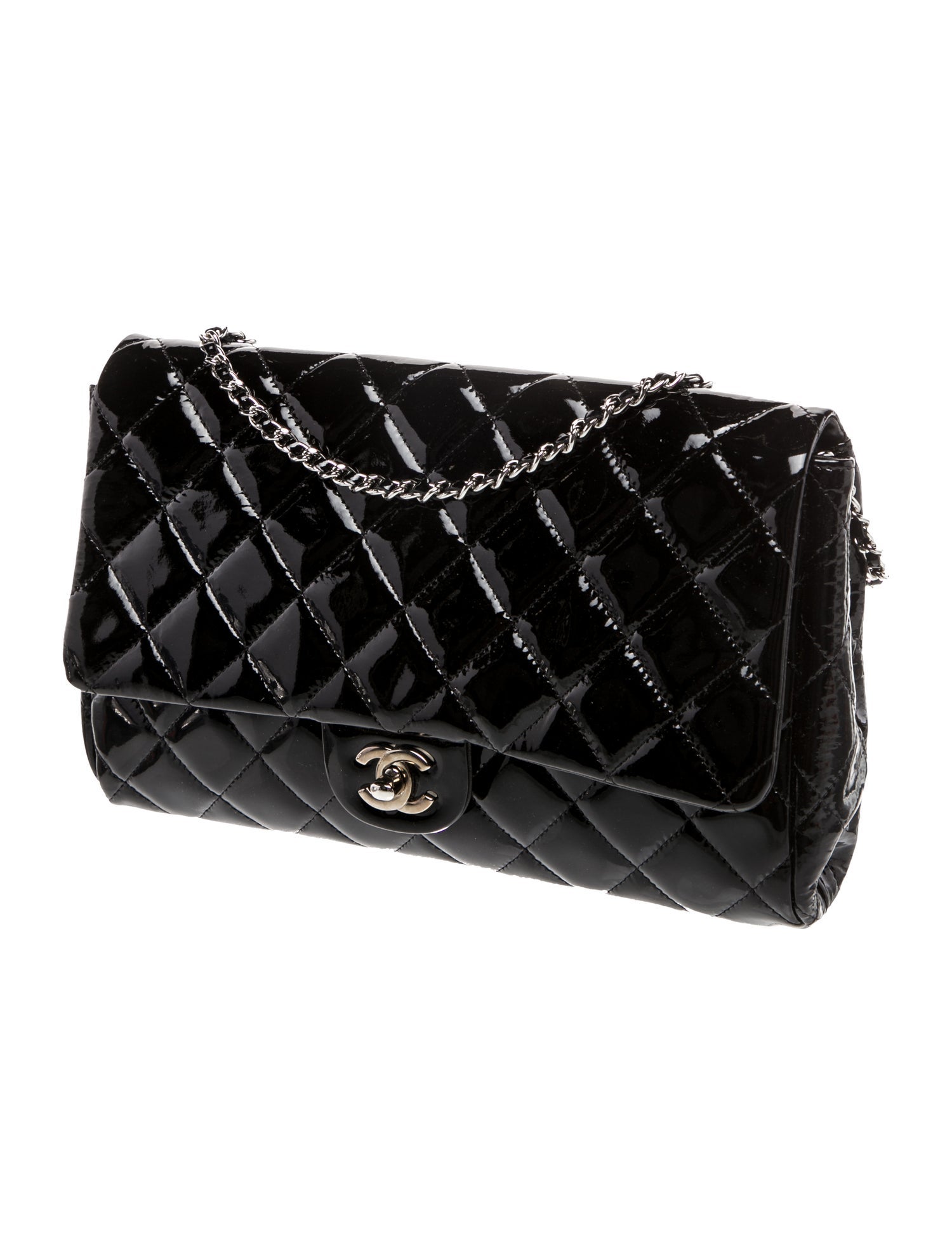 Chanel Patent New Clutch w/ Chain