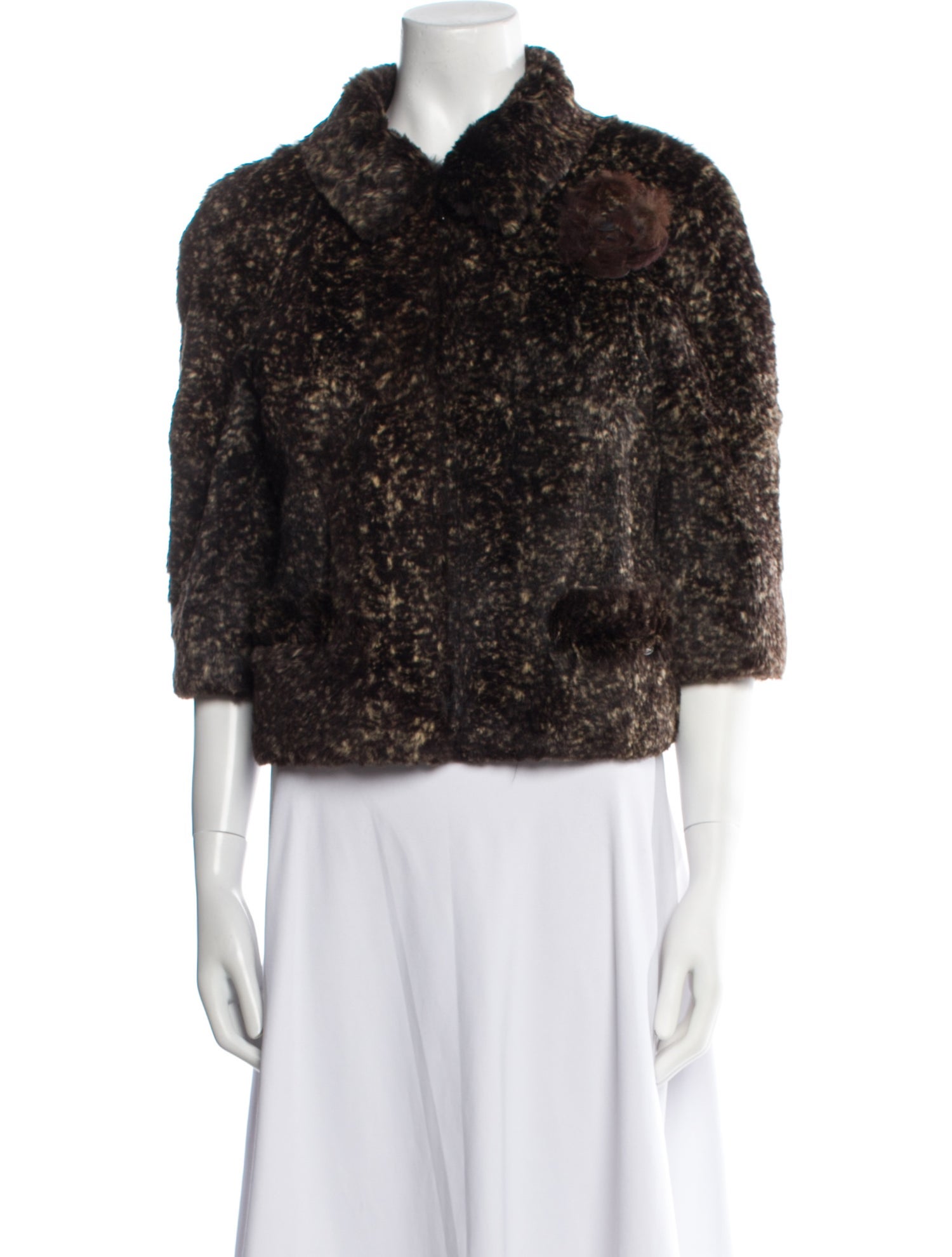 Chanel Vintage 2005 Fur Jacket