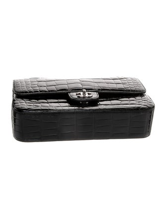 Chanel Medium Shiny Alligator Classic Double Flap Bag