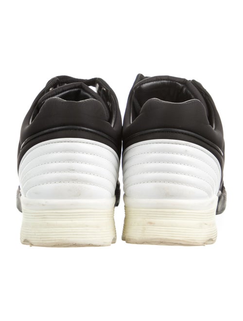 Chanel Nylon Colorblock Pattern Sneakers