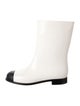 Chanel Interlocking CC Logo Rubber Rain Boots