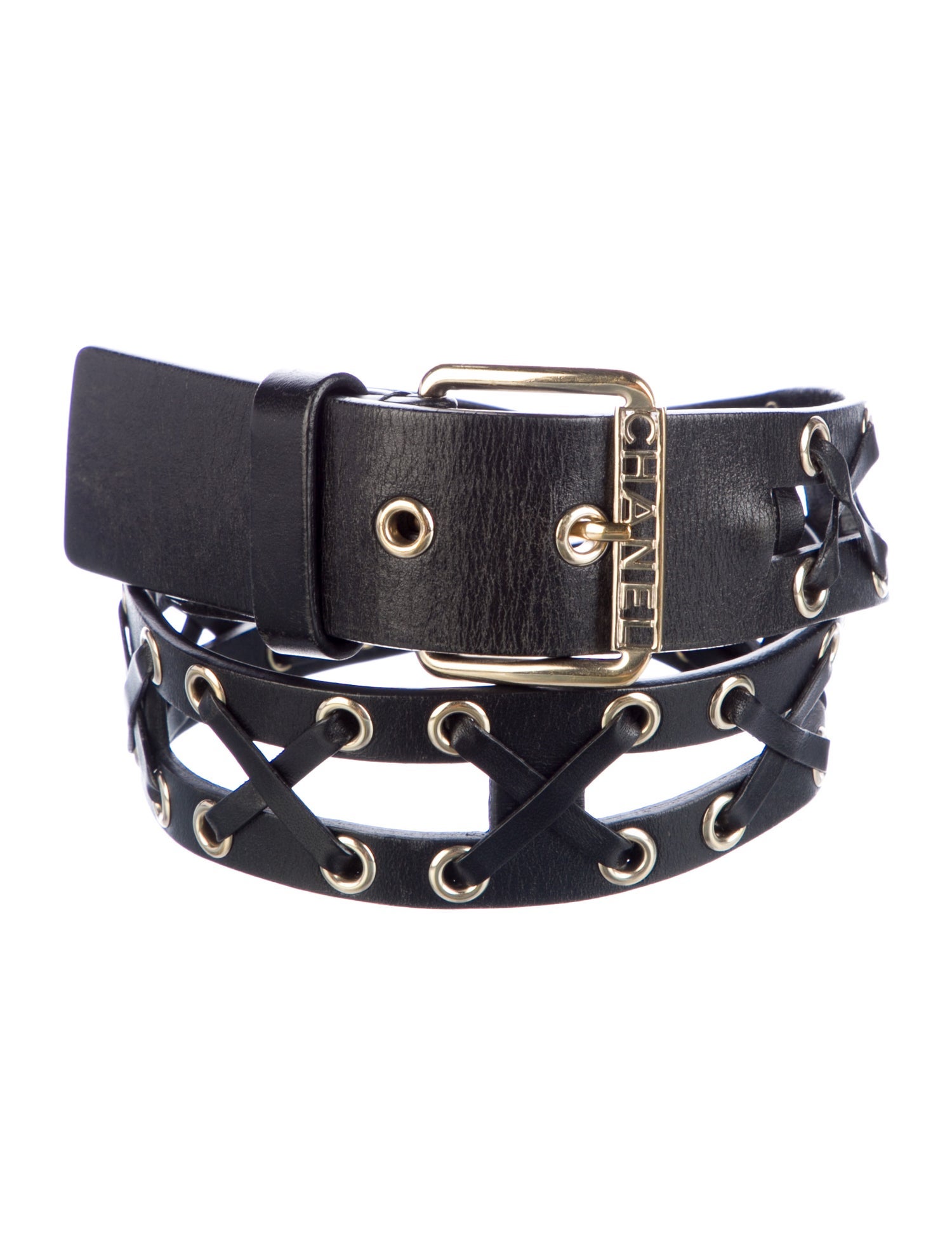 Chanel 2016 Interlocking CC Logo Waist Belt