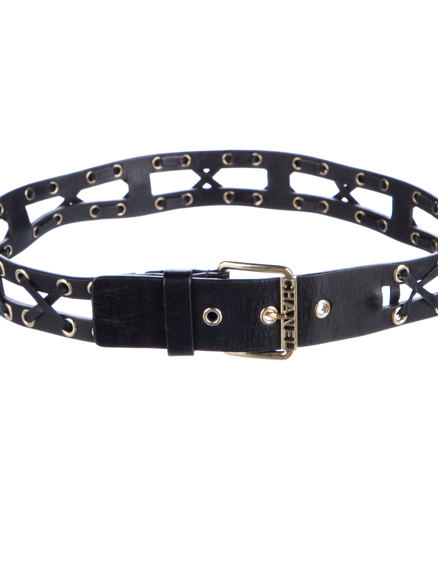 Chanel 2016 Interlocking CC Logo Waist Belt