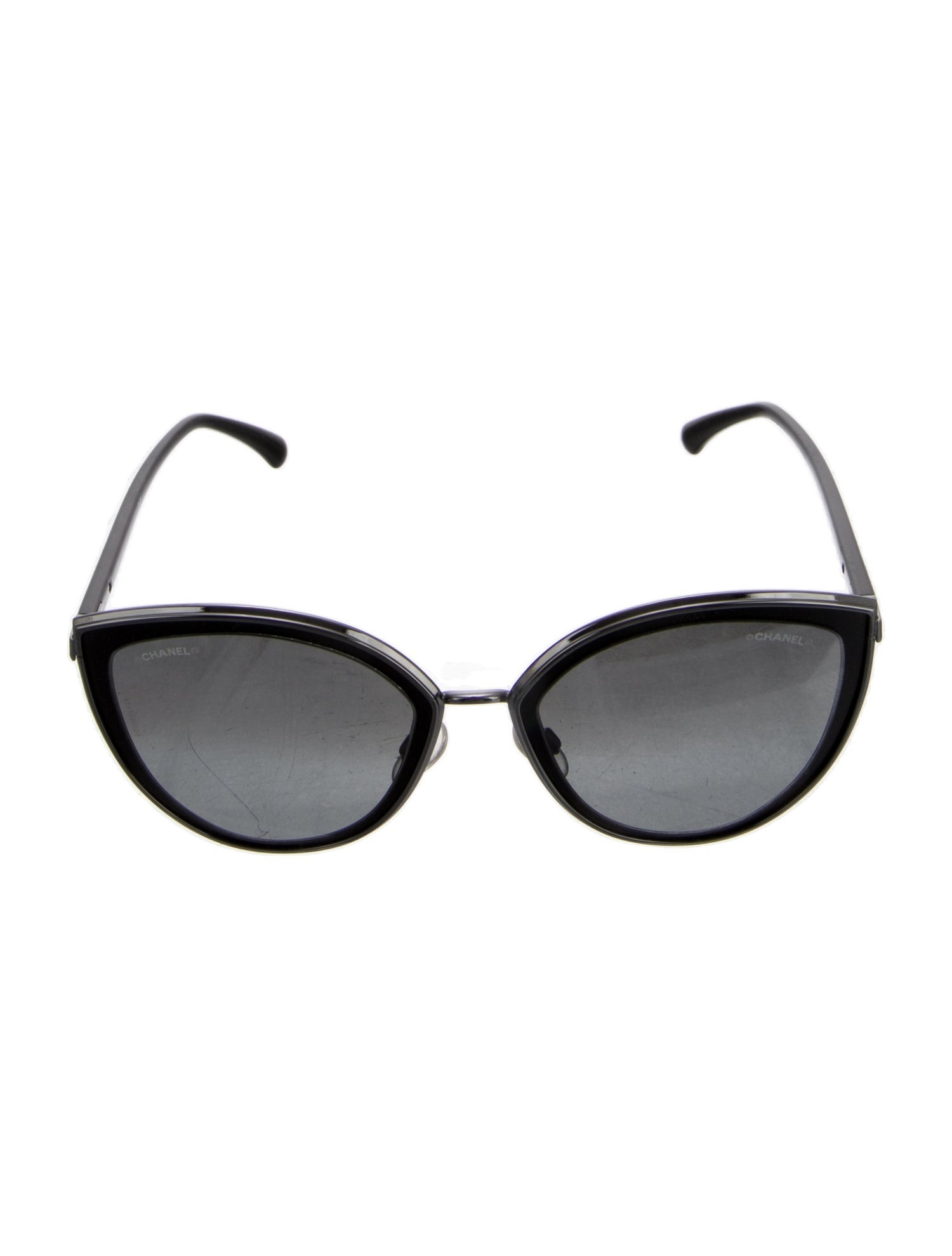 Chanel Interlocking CC Logo Cat-Eye Sunglasses