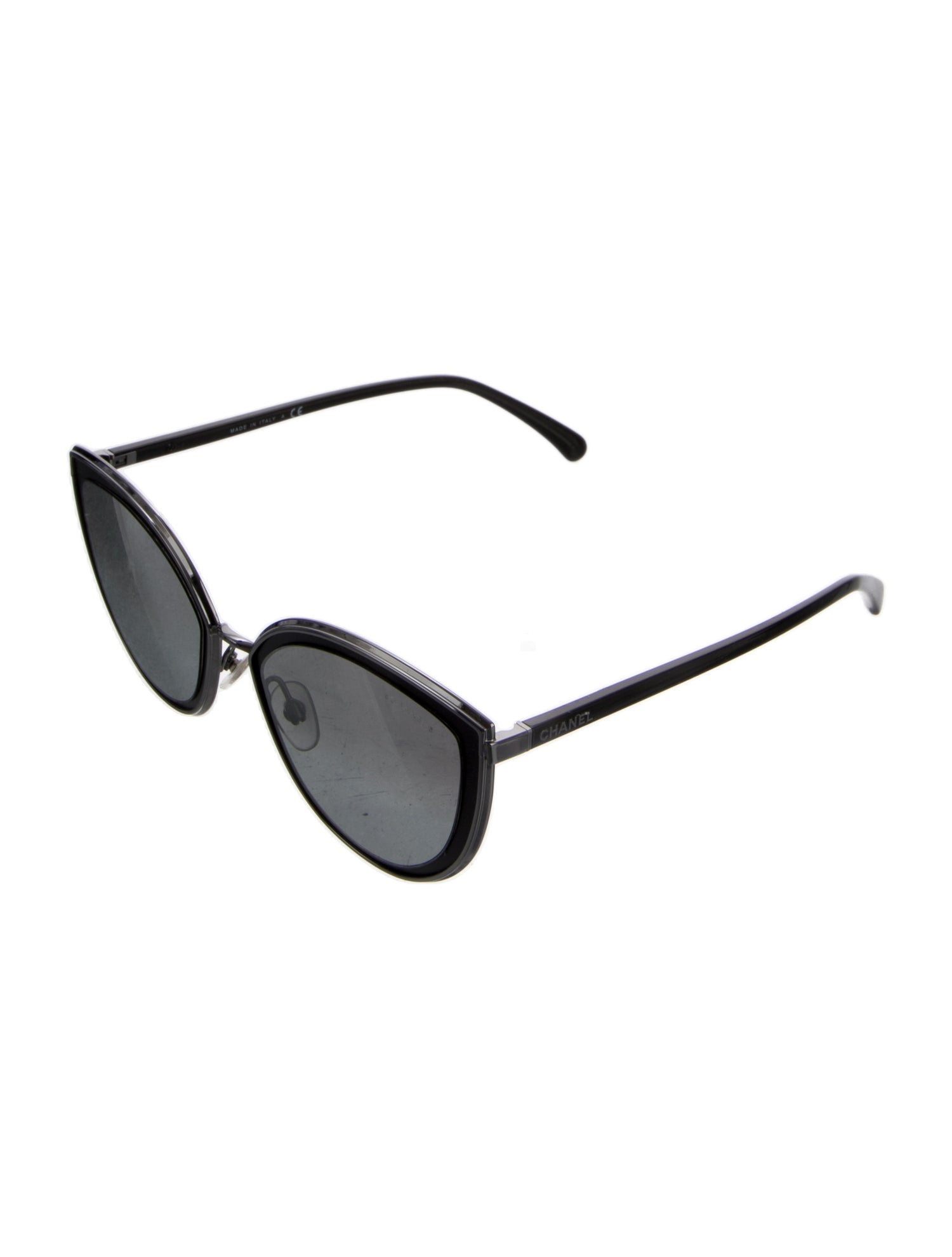 Chanel Interlocking CC Logo Cat-Eye Sunglasses