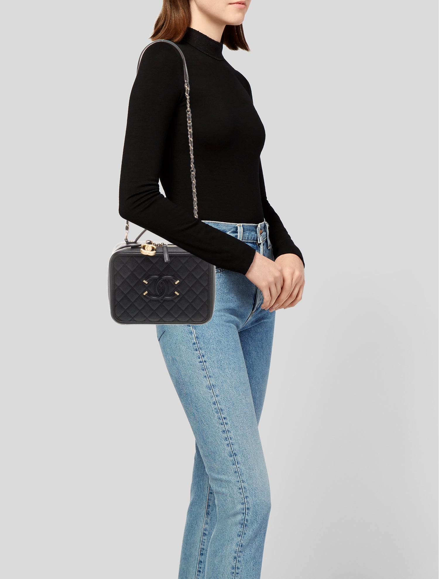 Chanel Medium Filigree Vanity Case