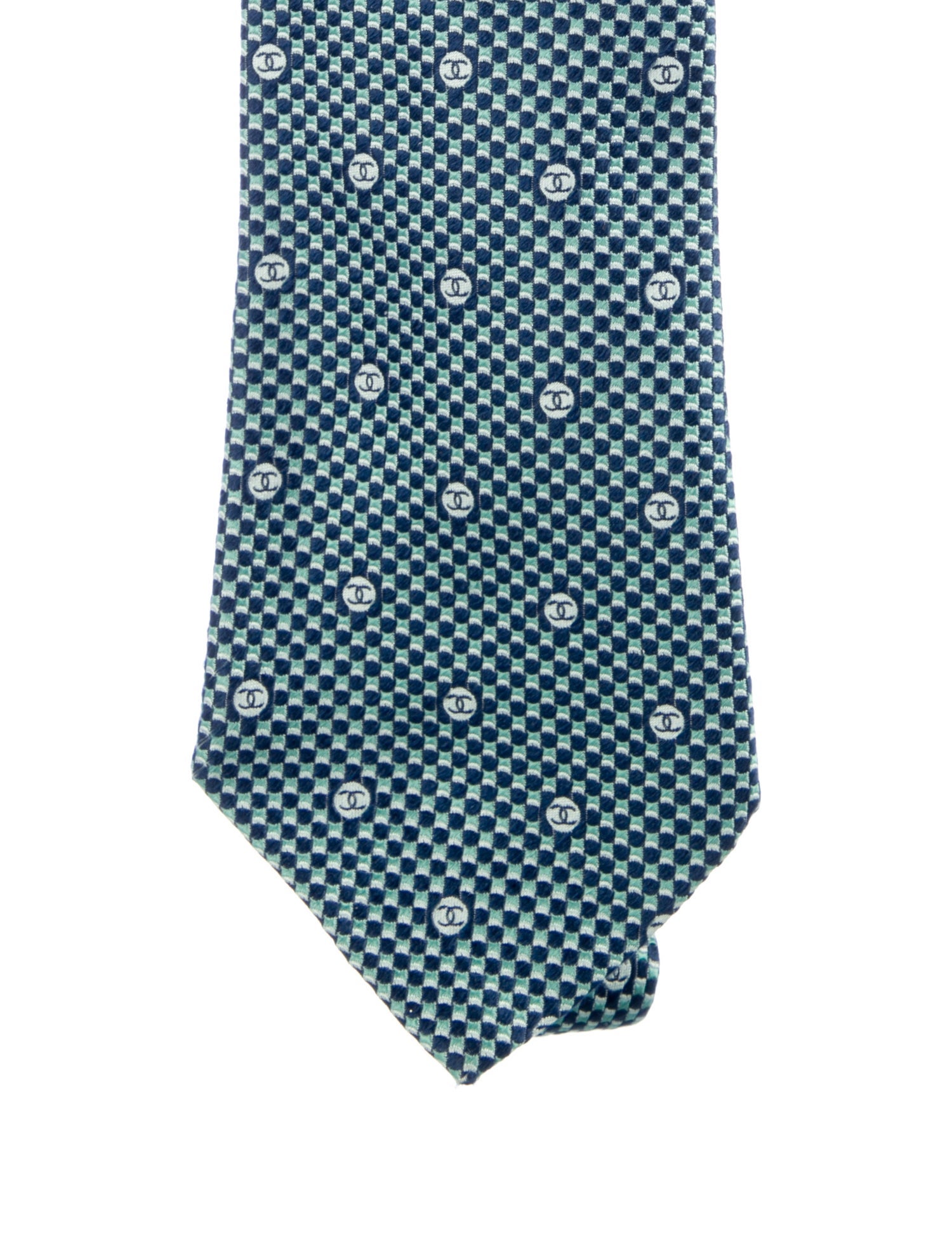 Chanel CC Logo Tie