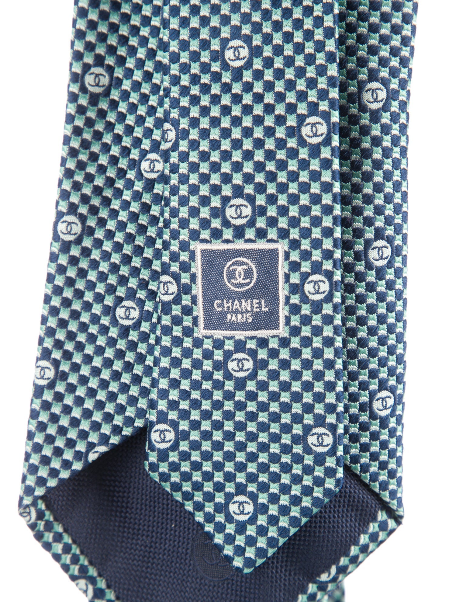 Chanel CC Logo Tie