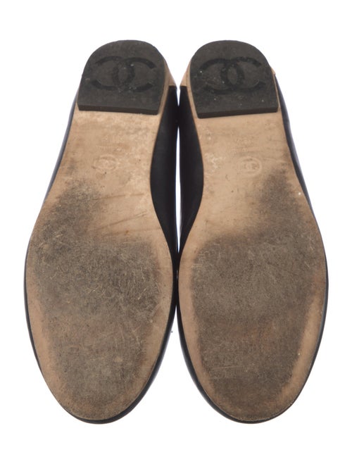 Chanel Interlocking CC Logo Lambskin Loafers