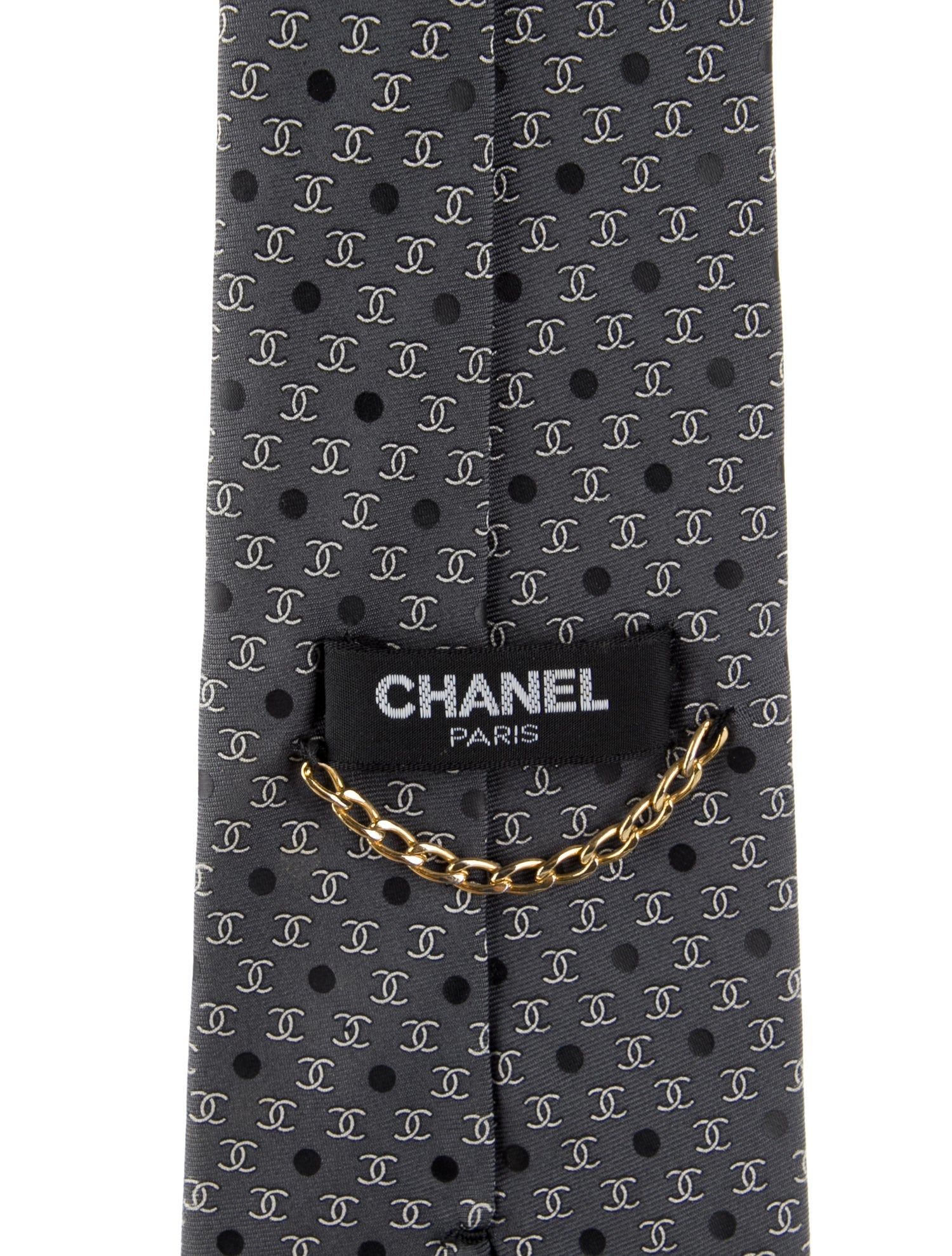 Chanel CC Silk Tie