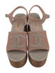 Chanel 2024 Interlocking CC Logo Sandals