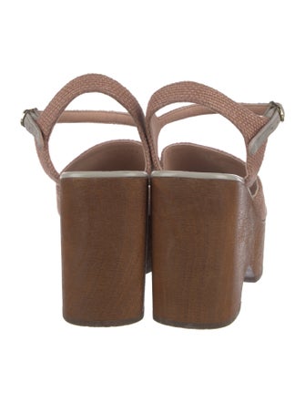 Chanel 2024 Interlocking CC Logo Sandals