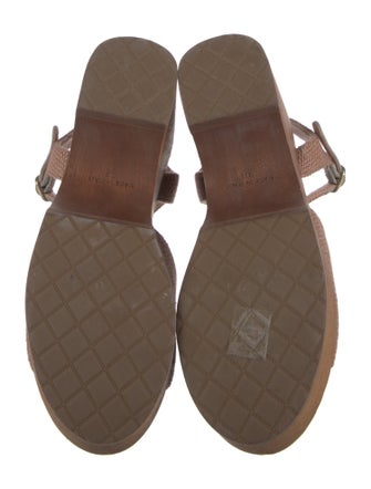 Chanel 2024 Interlocking CC Logo Sandals