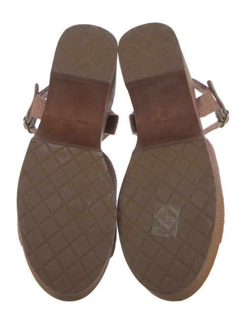 Chanel 2024 Interlocking CC Logo Sandals