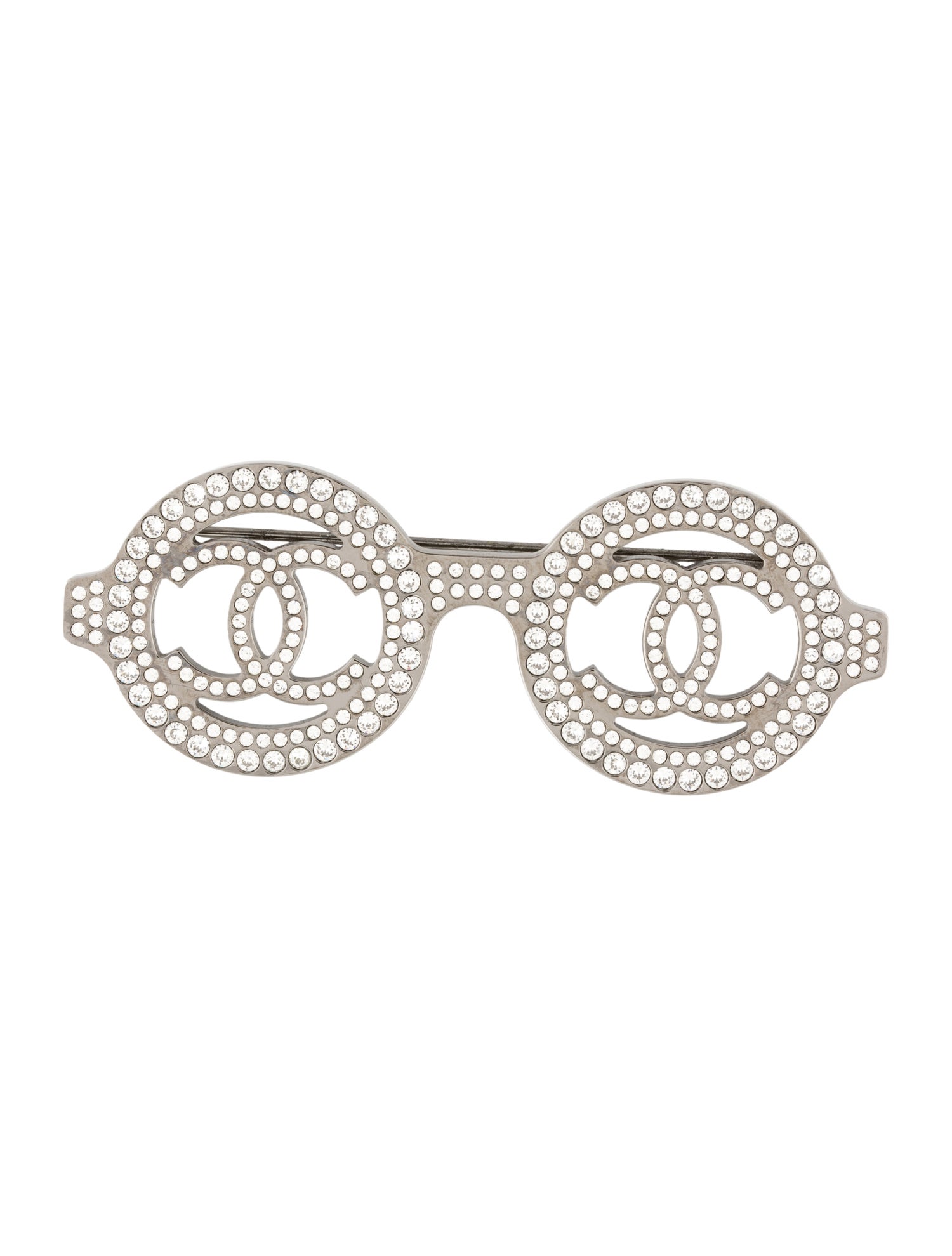 Chanel Strass CC Sunglasses Brooch