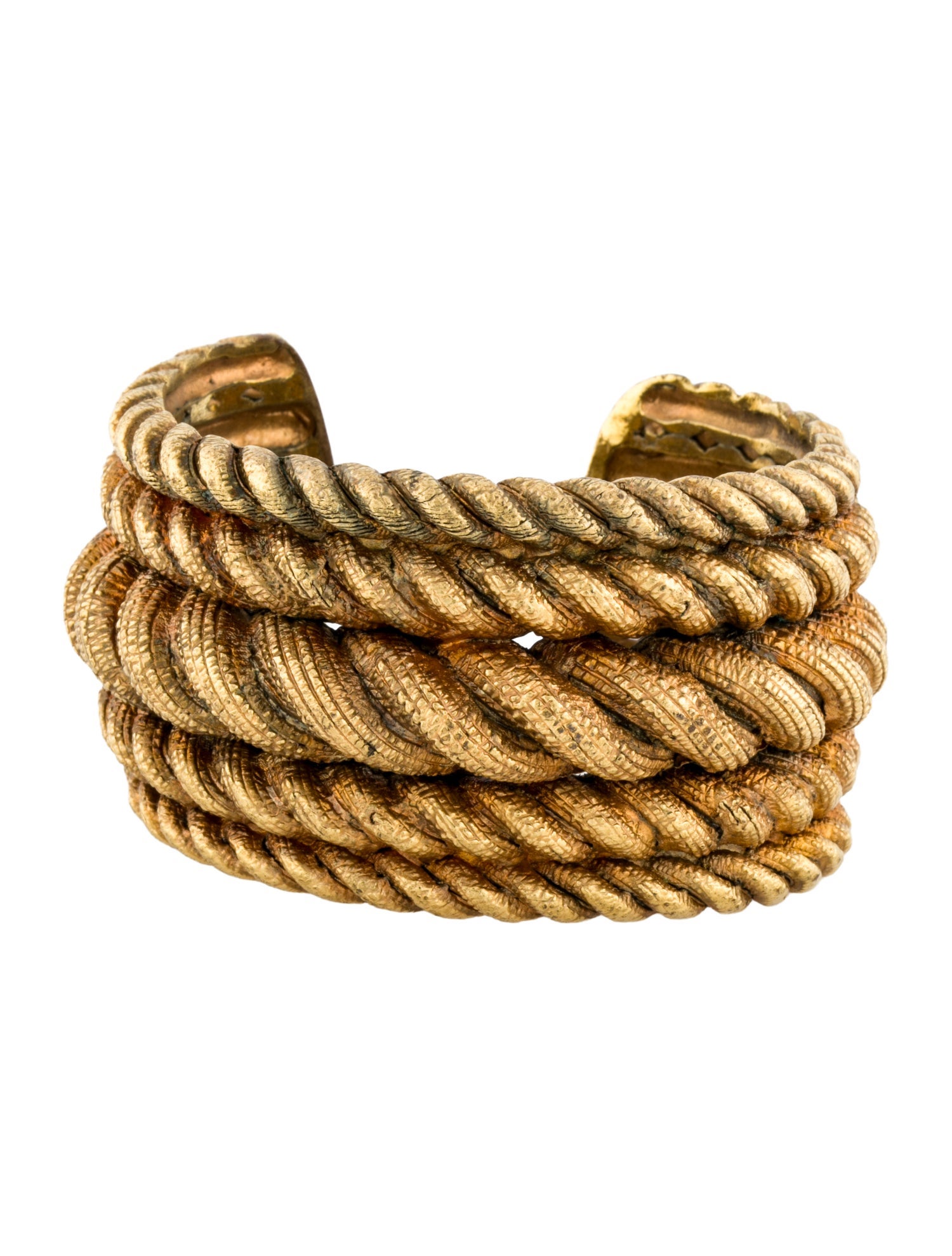 Chanel Vintage Twisted Rope Cuff
