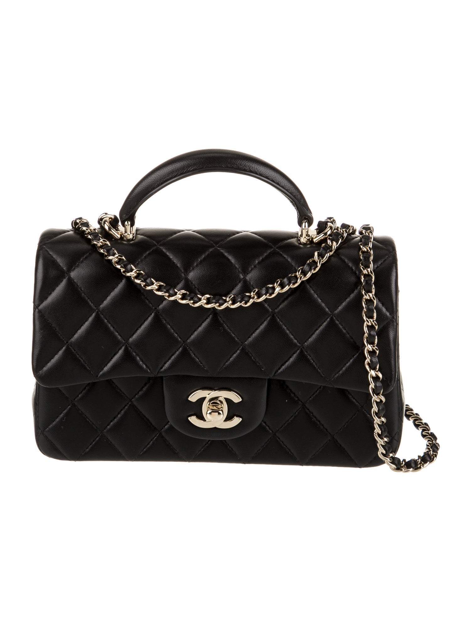 Chanel Rectangular Mini Top Handle Flap Bag