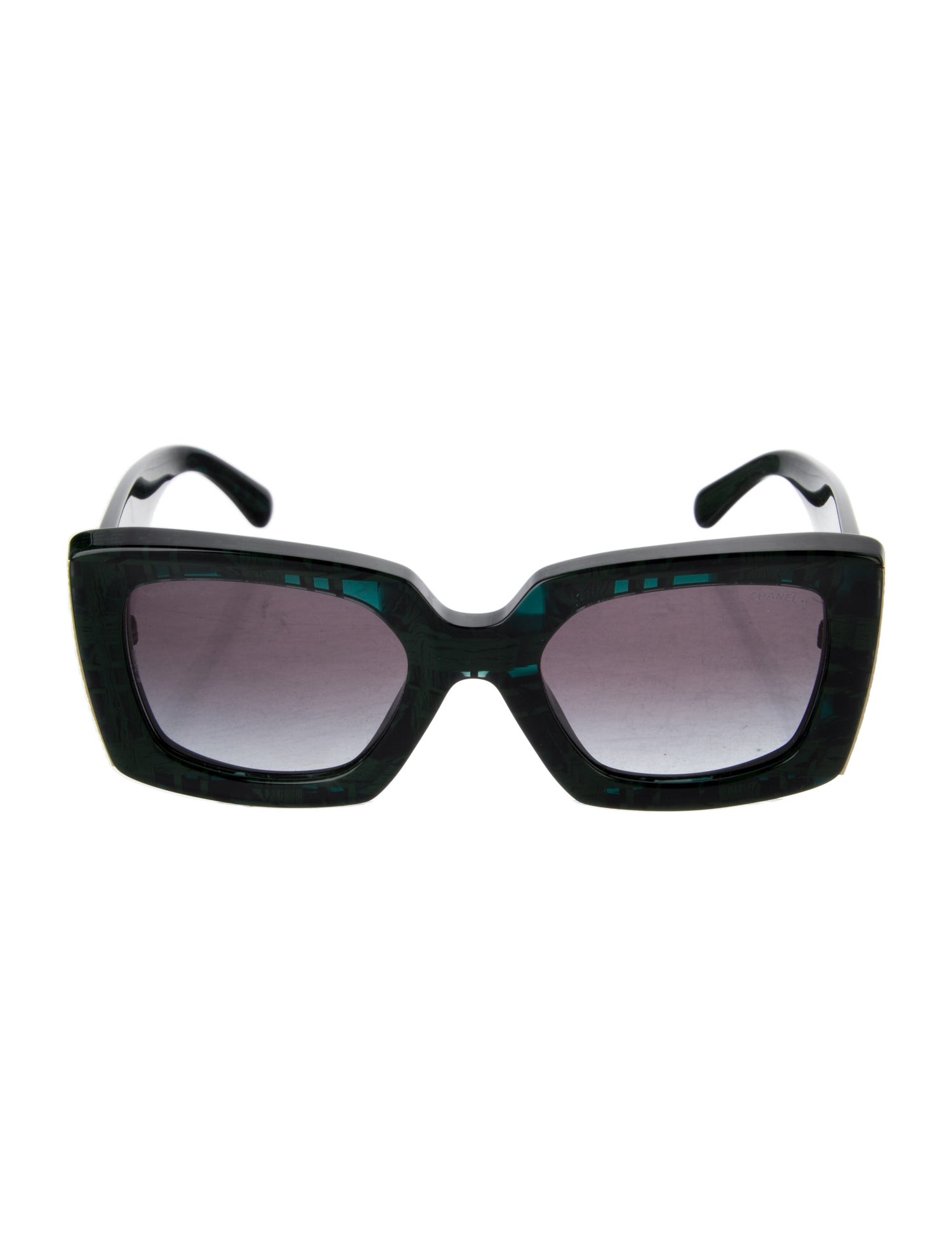 Chanel Interlocking CC Logo Square Sunglasses