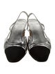 Chanel Interlocking CC Logo Patent Leather Slingback Pumps