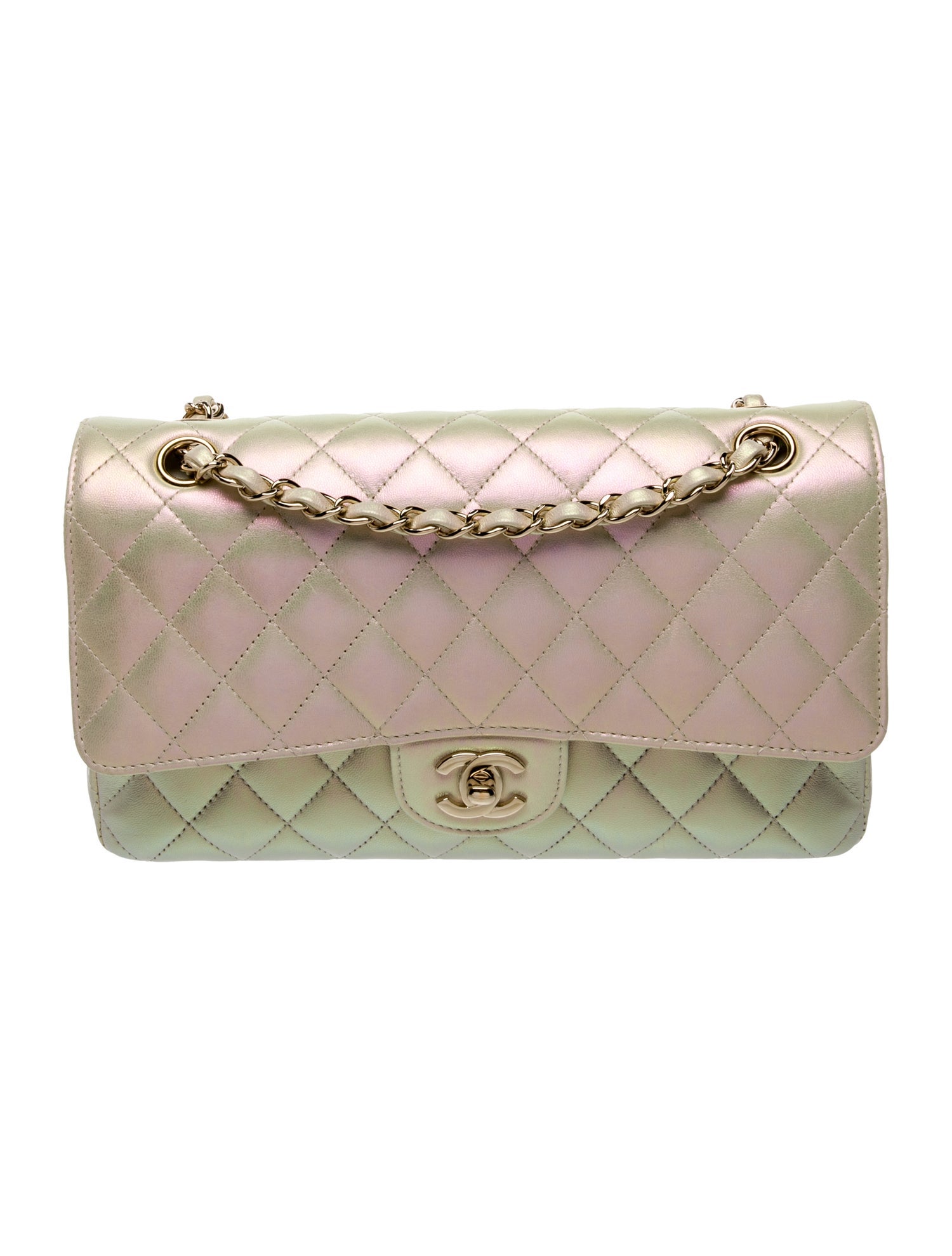 Chanel Classic Medium Iridescent Double Flap Bag