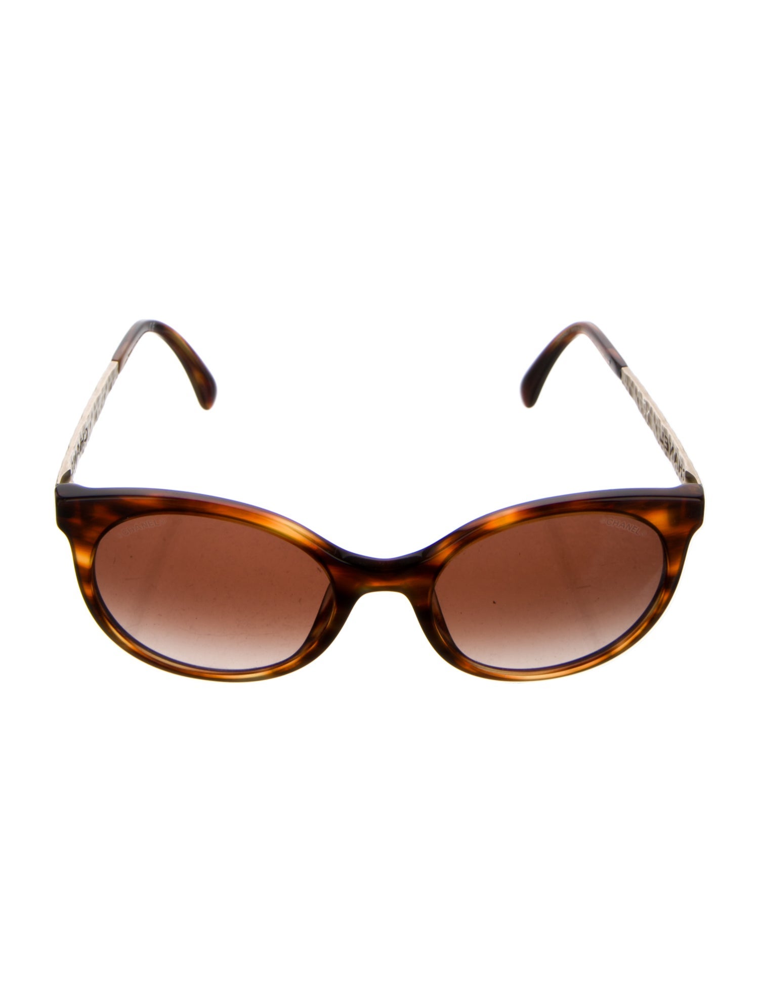 Chanel Round Tinted Sunglasses