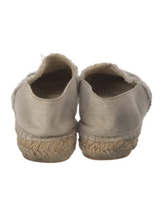 Chanel Interlocking CC Logo Canvas Espadrilles