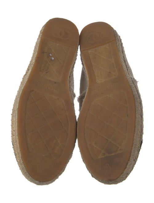 Chanel Interlocking CC Logo Canvas Espadrilles