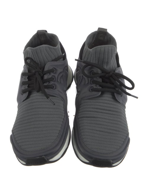 Chanel 2018 Interlocking CC Logo Sock Sneakers