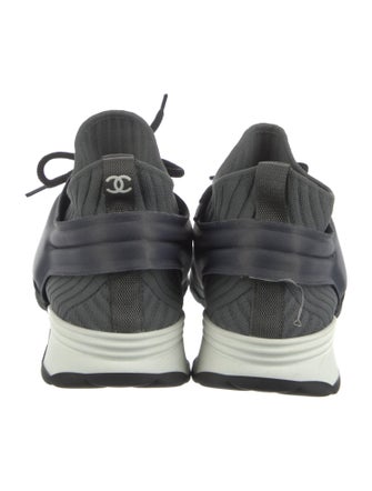 Chanel 2018 Interlocking CC Logo Sock Sneakers