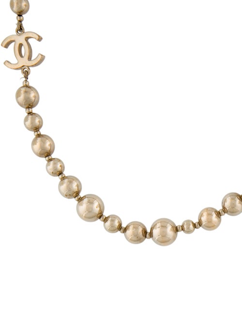 Chanel 2021 CC Bead Collar Necklace
