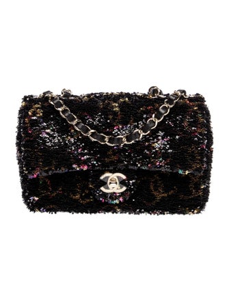 Chanel Small Sequin Classic Single Flap Bag