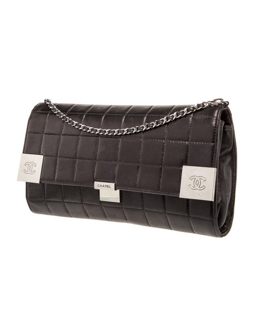 Chanel Chocolate Bar Clutch w/ Chain