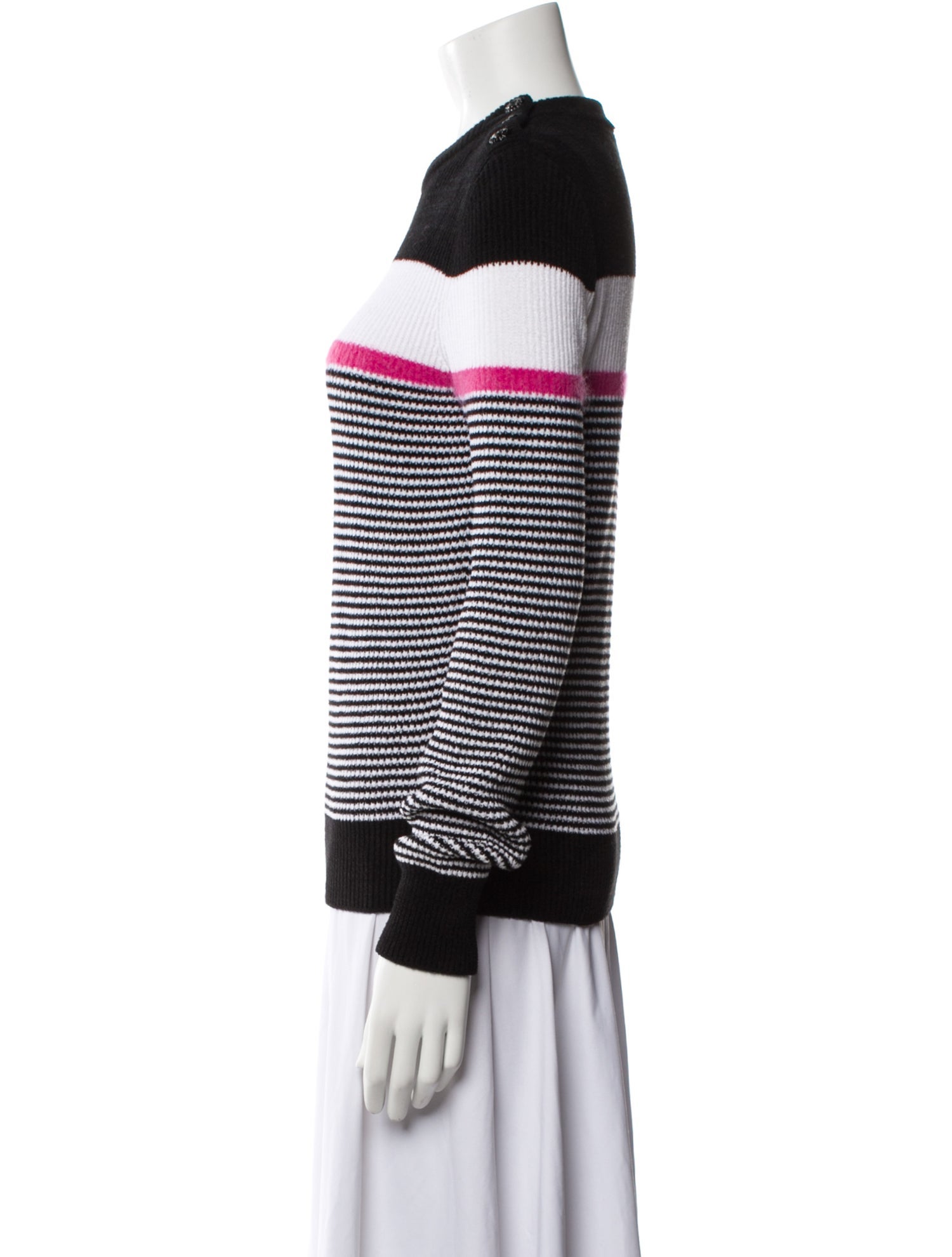 Chanel 2022 Striped Sweater