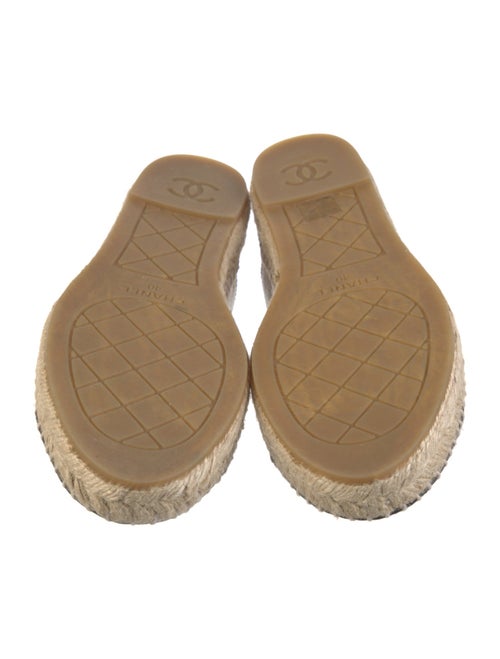 Chanel 2017 Interlocking CC Logo Espadrilles