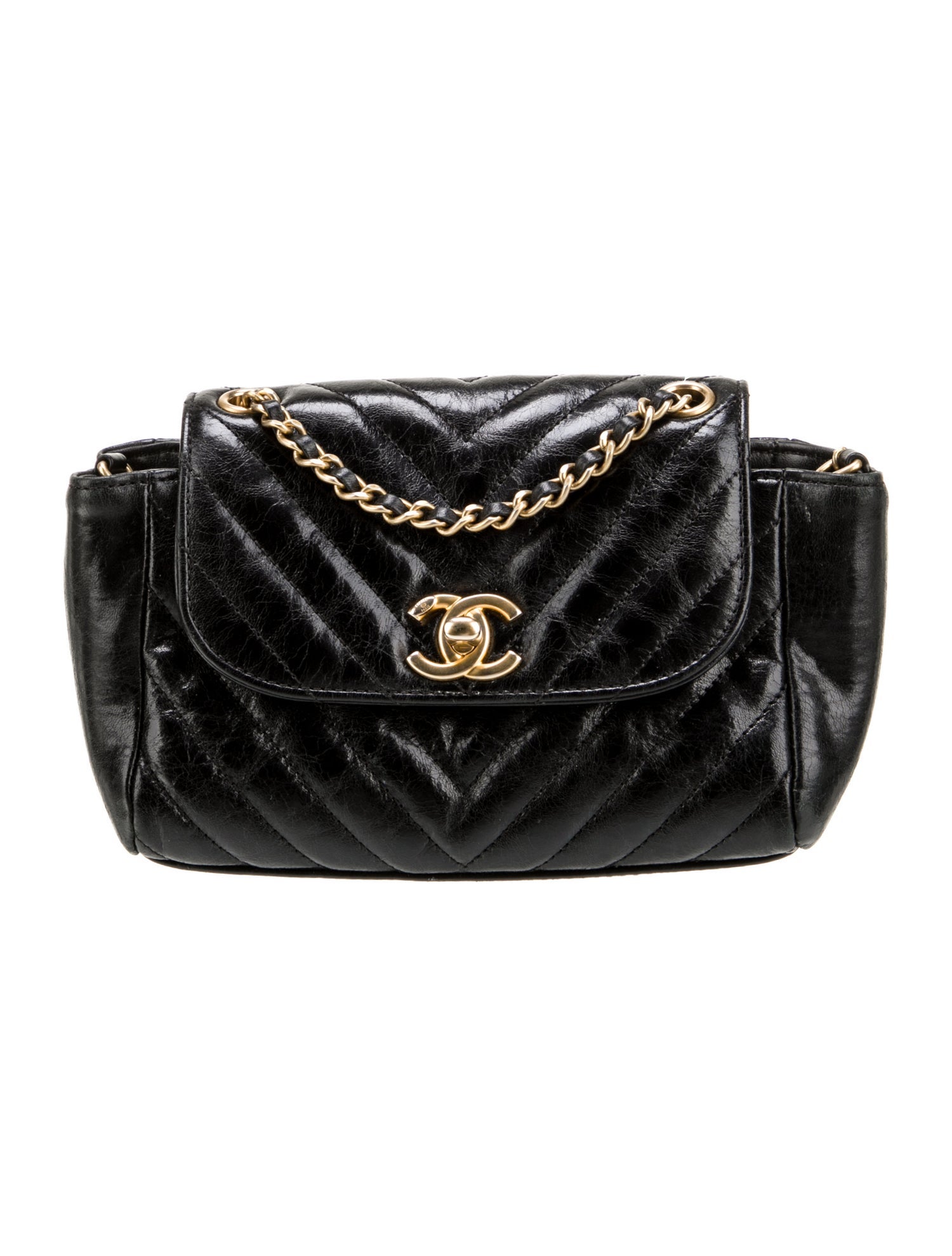 Chanel Mini Chevron Hampton Bag