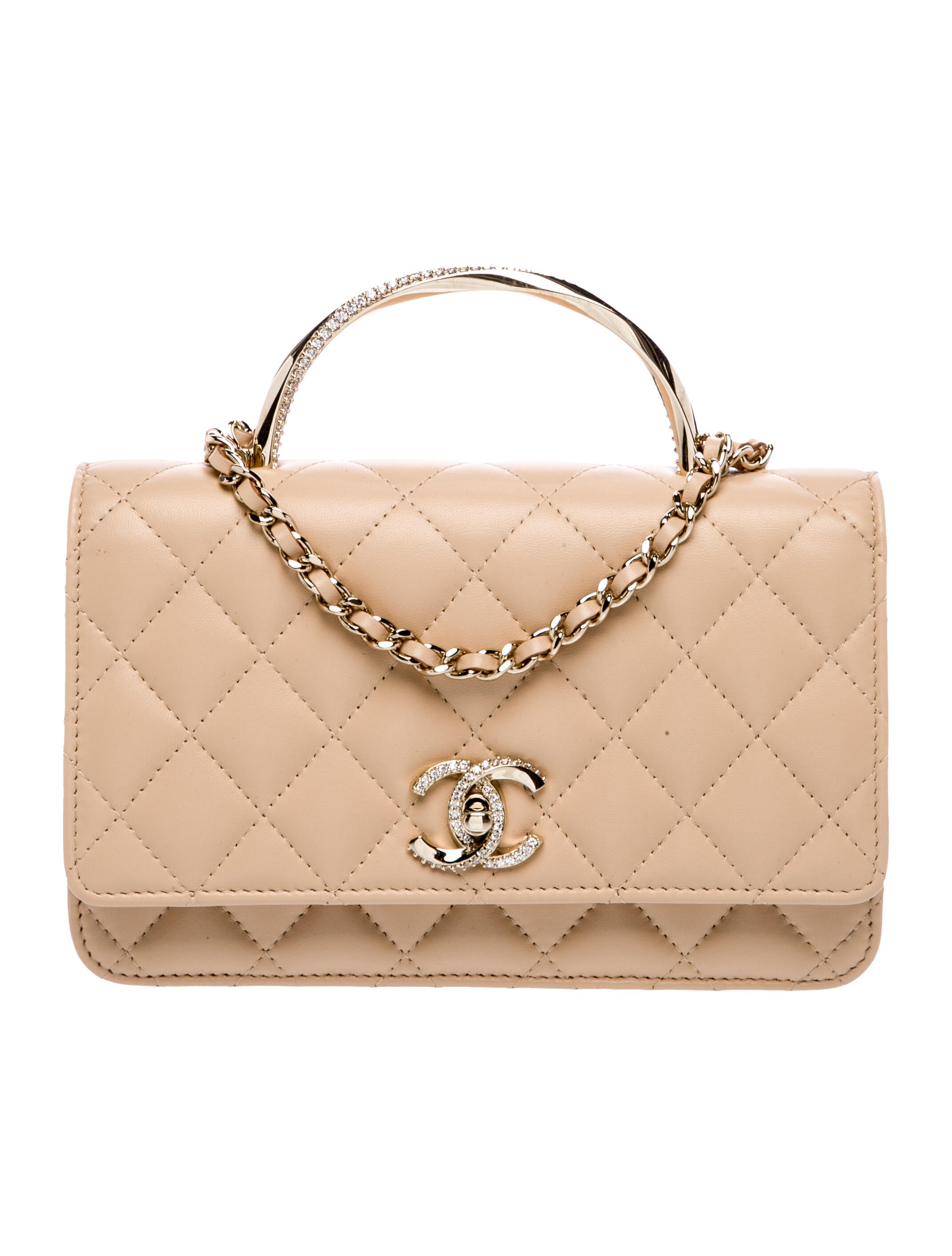 Chanel Top Handle Wallet on Chain